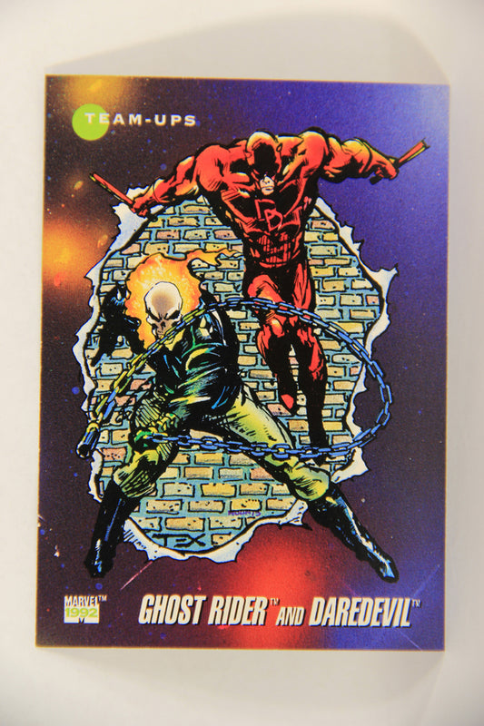 1992 Marvel Universe Series 3 Trading Card #90 Ghost Rider And Daredevil ENG L017628