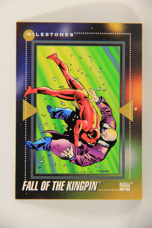 1992 Marvel Universe Series 3 Trading Card #198 Fall Of The Kingpin ENG L017630