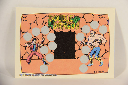 Nintendo Double Dragon 1989 Scratch-Off Card Screen #6 Of 10 ENG L017631