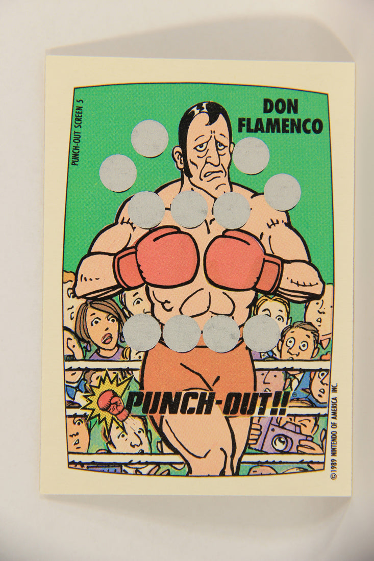 Nintendo Punch-Out 1989 Scratch-Off Card Screen #5 Of 10 ENG L017633