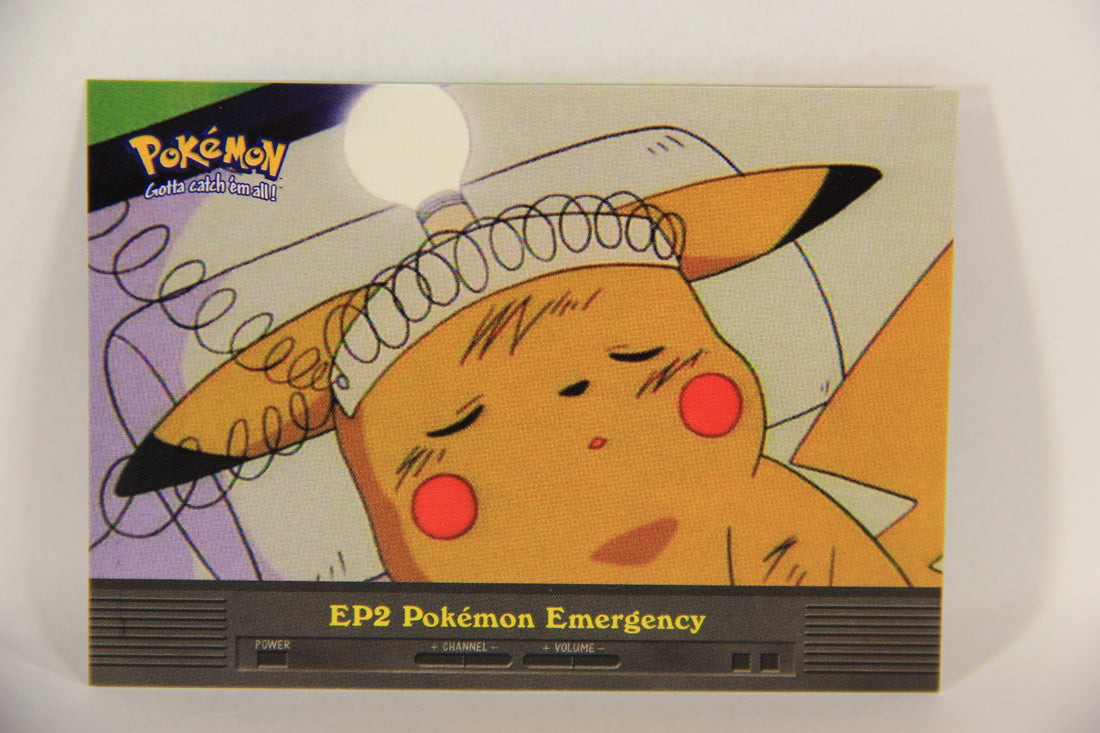 Pokémon Card TV Animation #EP2 Pokemon Emergency Blue Logo 1st Print ENG L017638