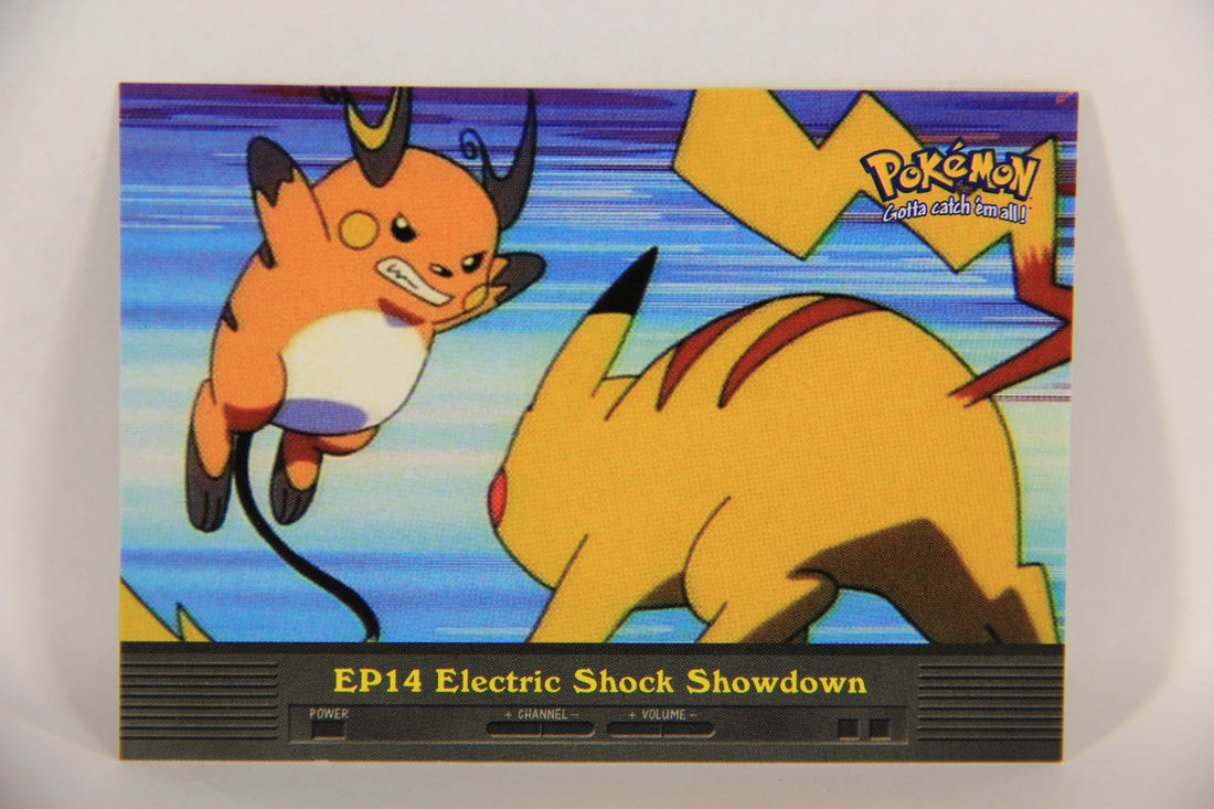 Pokémon Card TV Animation #EP14 Electric Shock Showdown Blue Logo 1st Print ENG L017642