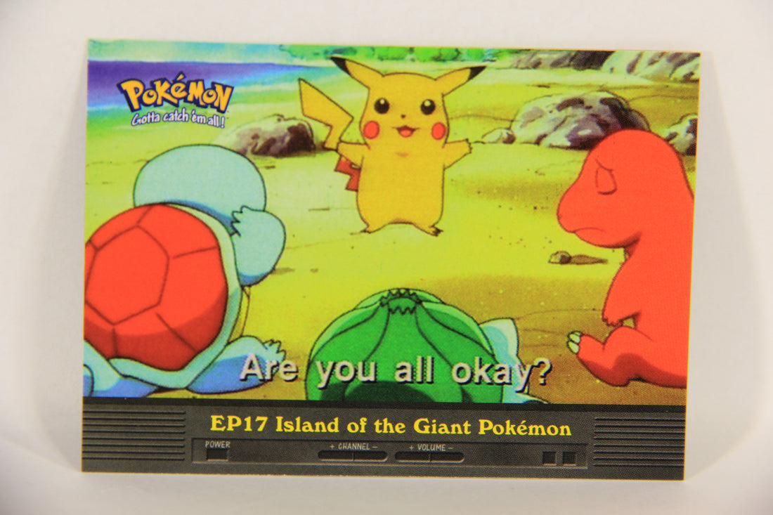 Pokémon Card TV Animation #EP17 Island Of The Giant Pokemon Blue Logo 1st Print ENG L017643
