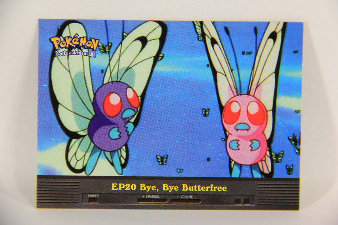 Pokémon Card TV Animation #EP20 Bye Bye Butterfree Blue Logo 1st Print ENG L017644