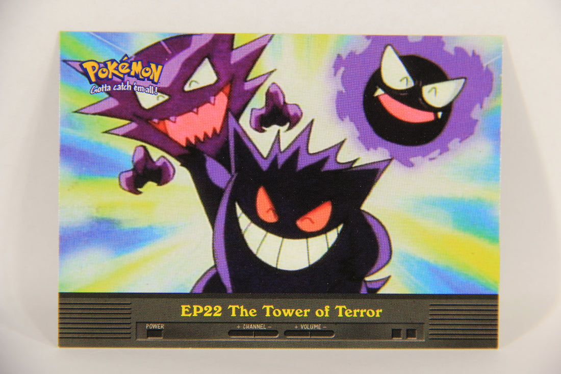 Pokémon Card TV Animation #EP22 The Tower Of Terror Blue Logo 1st Print ENG L017645