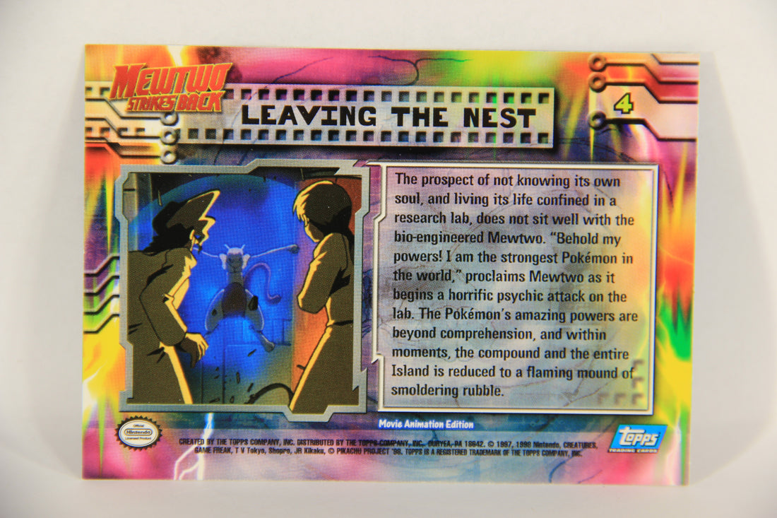 Pokémon Card First Movie #4 Leaving The Nest - Blue Logo 1st Print ENG L017648