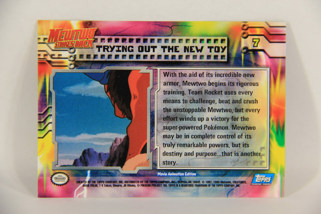 Pokémon Card First Movie #7 Trying Out The New Toy - Blue Logo 1st Print ENG L017651