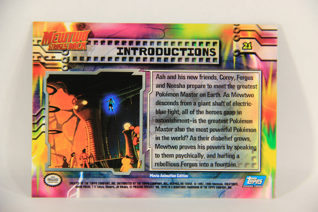 Pokémon Card First Movie #21 Introductions - Blue Logo 1st Print ENG L017654