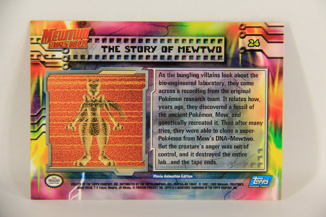 Pokémon Card First Movie #24 The Story Of Mewtwo Blue Logo 1st Print ENG L017655