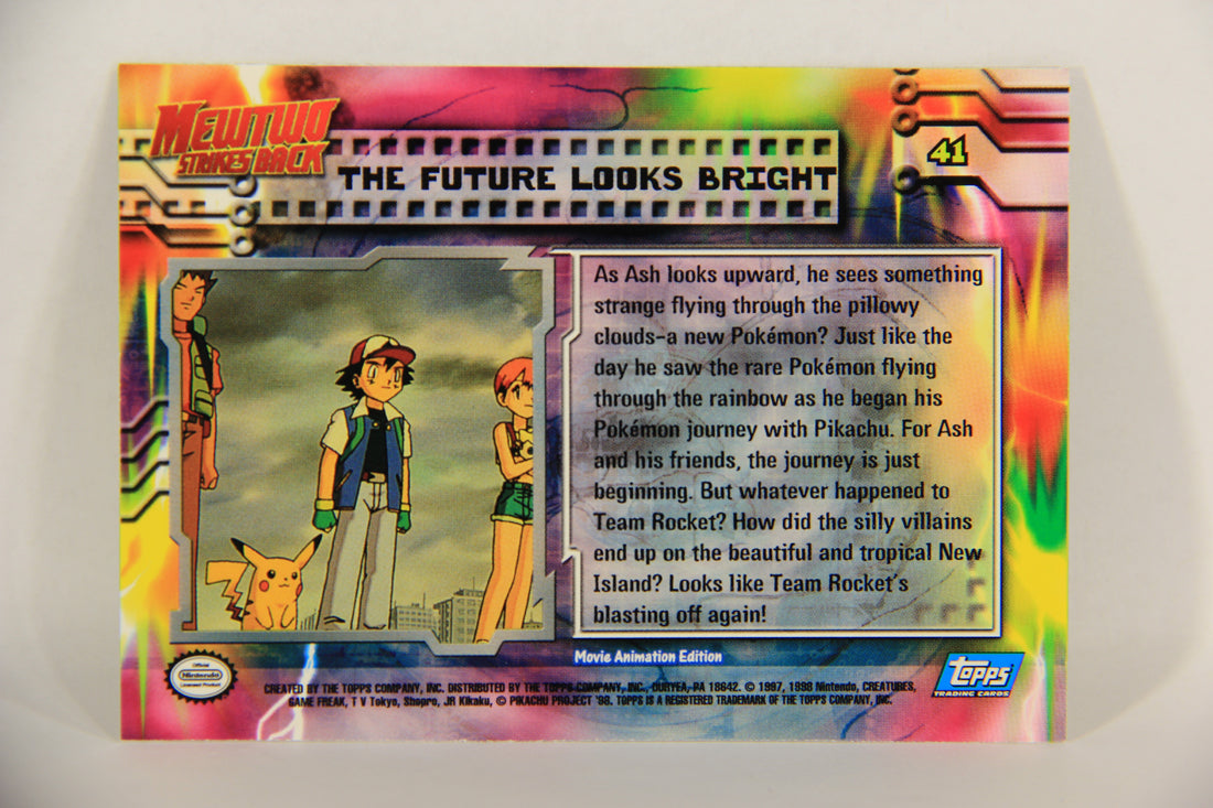 Pokémon Card First Movie #41 The Future Looks Bright - Blue Logo 1st Print ENG L017662