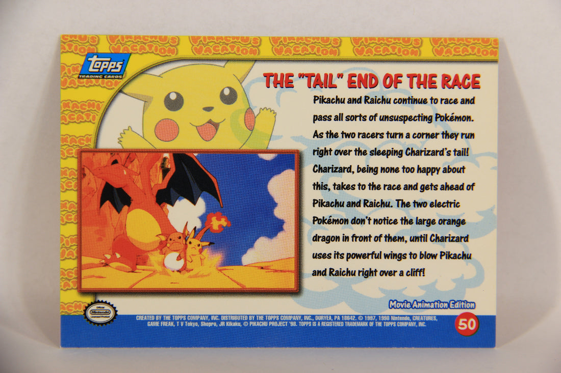 Pokémon Card First Movie #50 The Tail End Of The Race - Blue Logo 1st Print ENG L017663