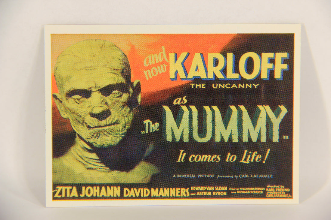 Universal Monsters Of The Silver Screen 1996 Sticker Card #S3 The Mummy 1932 L017685