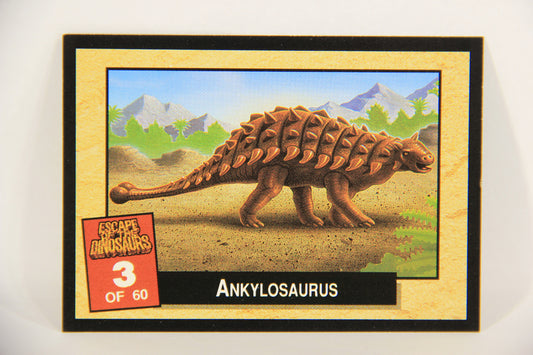 Escape Of The Dinosaurs 1993 Trading Card #3 Ankylosaurus ENG L017688