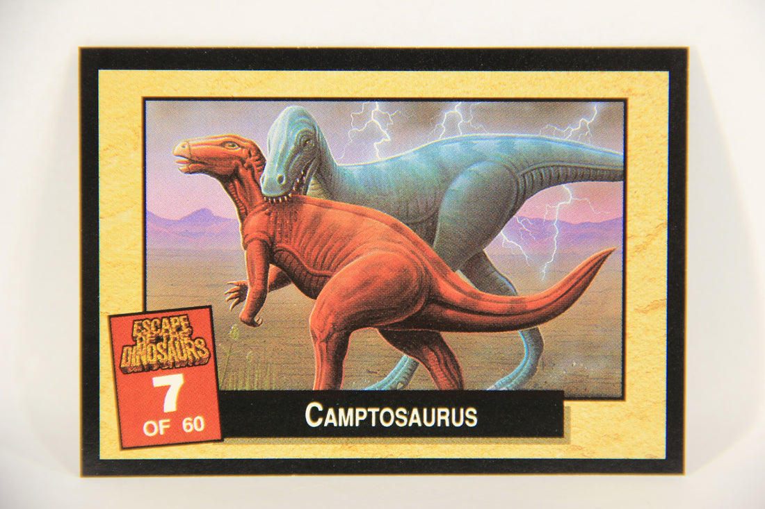 Escape Of The Dinosaurs 1993 Trading Card #7 Camptosaurus ENG L017692