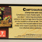 Escape Of The Dinosaurs 1993 Trading Card #7 Camptosaurus ENG L017692