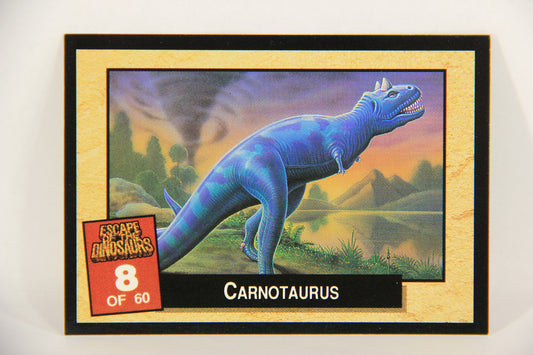 Escape Of The Dinosaurs 1993 Trading Card #8 Carnotaurus ENG L017693