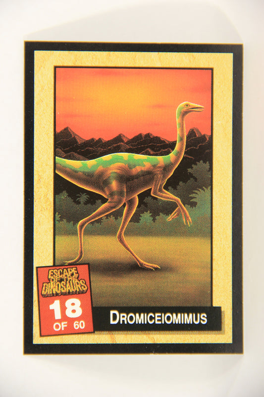 Escape Of The Dinosaurs 1993 Trading Card #18 Dromiceiomimus ENG L017703