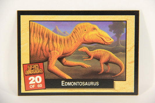 Escape Of The Dinosaurs 1993 Trading Card #20 Edmontosaurus ENG L017705