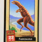 Escape Of The Dinosaurs 1993 Trading Card #22 Fabrosaurus ENG L017707