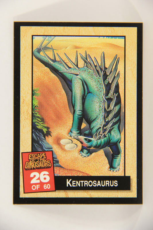 Escape Of The Dinosaurs 1993 Trading Card #26 Kentrosaurus ENG L017711