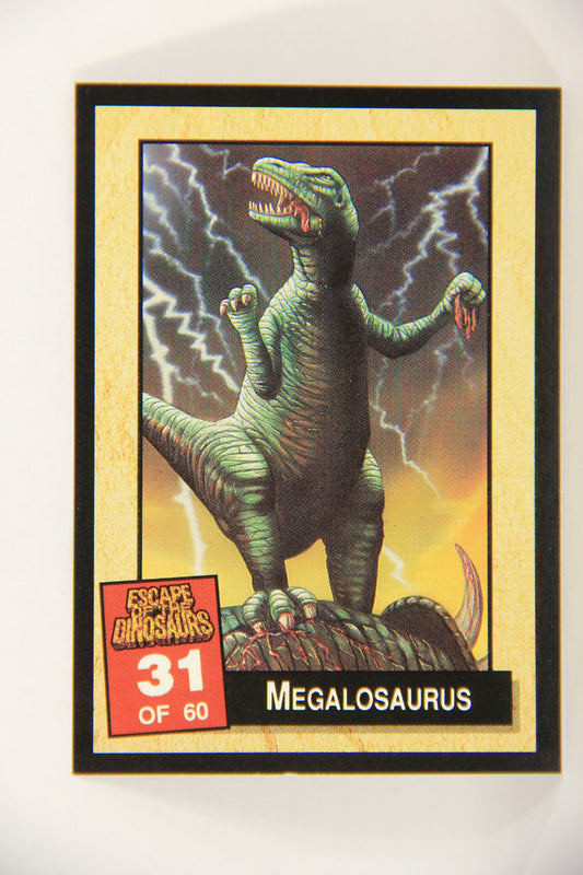 Escape Of The Dinosaurs 1993 Trading Card #31 Megalosaurus ENG L017716