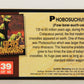 Escape Of The Dinosaurs 1993 Trading Card #39 Phobosuchus ENG L017724