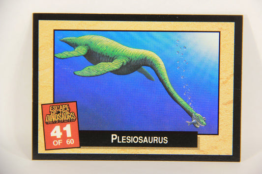 Escape Of The Dinosaurs 1993 Trading Card #41 Plesiosaurus ENG L017726