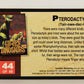 Escape Of The Dinosaurs 1993 Trading Card #44 Pterodactyl ENG L017729