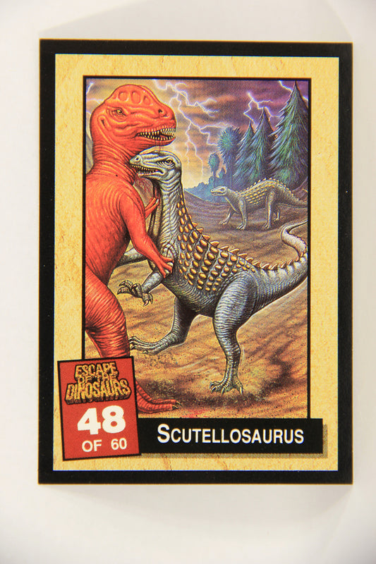 Escape Of The Dinosaurs 1993 Trading Card #48 Scutellosaurus ENG L017733