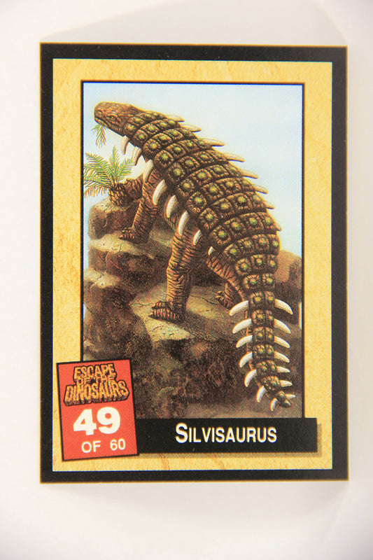 Escape Of The Dinosaurs 1993 Trading Card #49 Silvisaurus ENG L017734