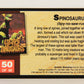Escape Of The Dinosaurs 1993 Trading Card #50 Spinosaurus ENG L017735