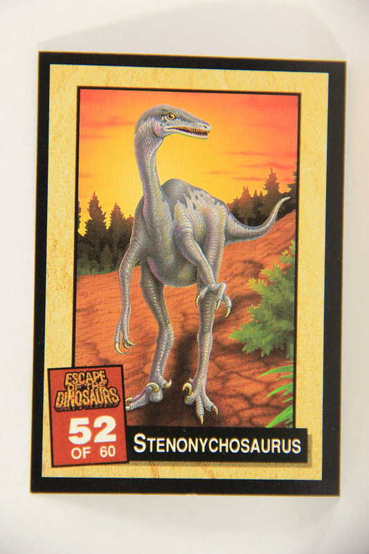 Escape Of The Dinosaurs 1993 Trading Card #52 Stenonychosaurus ENG L017737
