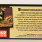 Escape Of The Dinosaurs 1993 Trading Card #52 Stenonychosaurus ENG L017737