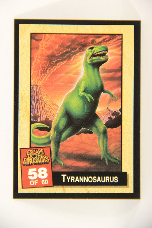 Escape Of The Dinosaurs 1993 Trading Card #58 Tyrannosaurus ENG L017743