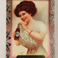 Coca-Cola Super Premium 1995 Trading Card #1 Gibson Girl Poster 1910 L017751