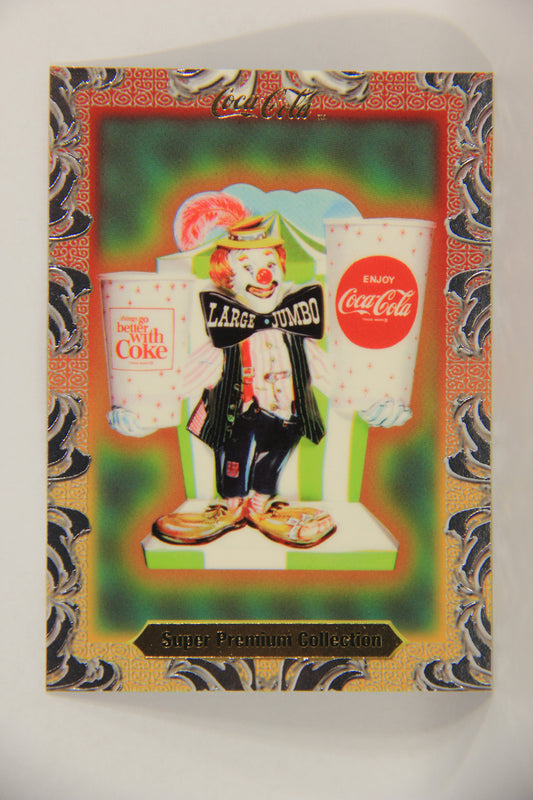 Coca-Cola Super Premium 1995 Trading Card #5 Plastic Formed Sign 1965 L017755