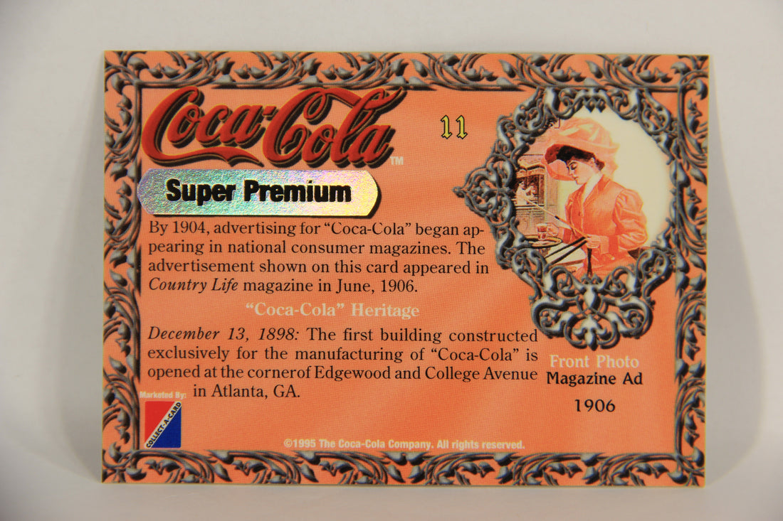 Coca-Cola Super Premium 1995 Trading Card #11 Magazine Ad 1906 L017761