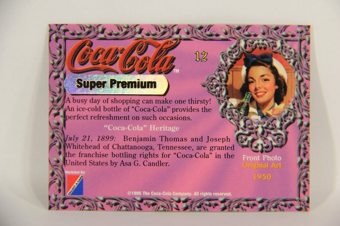 Coca-Cola Super Premium 1995 Trading Card #12 Original Art 1950 L017762