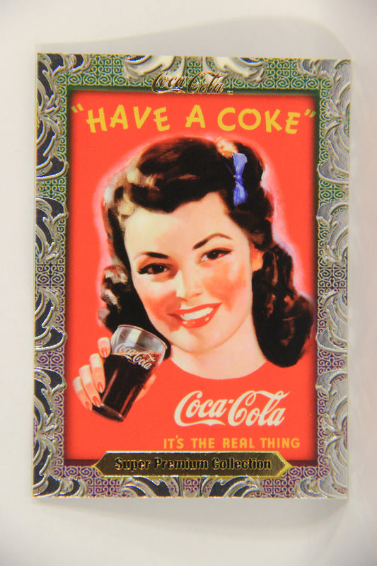 Coca-Cola Super Premium 1995 Trading Card #24 Paper Sign 1945 L017774