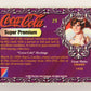 Coca-Cola Super Premium 1995 Trading Card #29 Calendar 1928 L017779