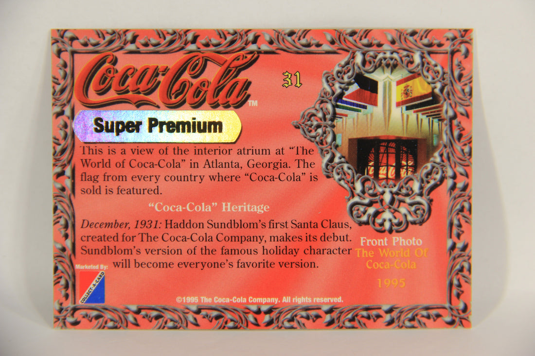 Coca-Cola Super Premium 1995 Trading Card #31 The World Of Coca-Cola Atlanta L017781