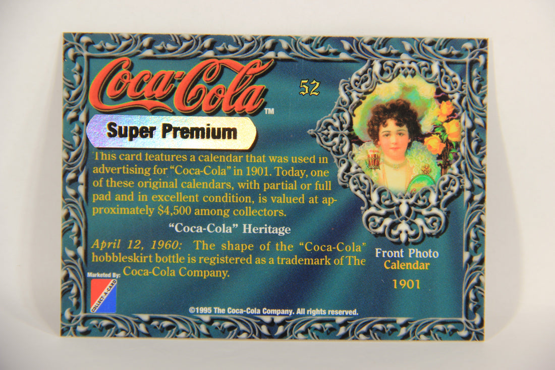 Coca-Cola Super Premium 1995 Trading Card #52 Calendar 1901 L017802