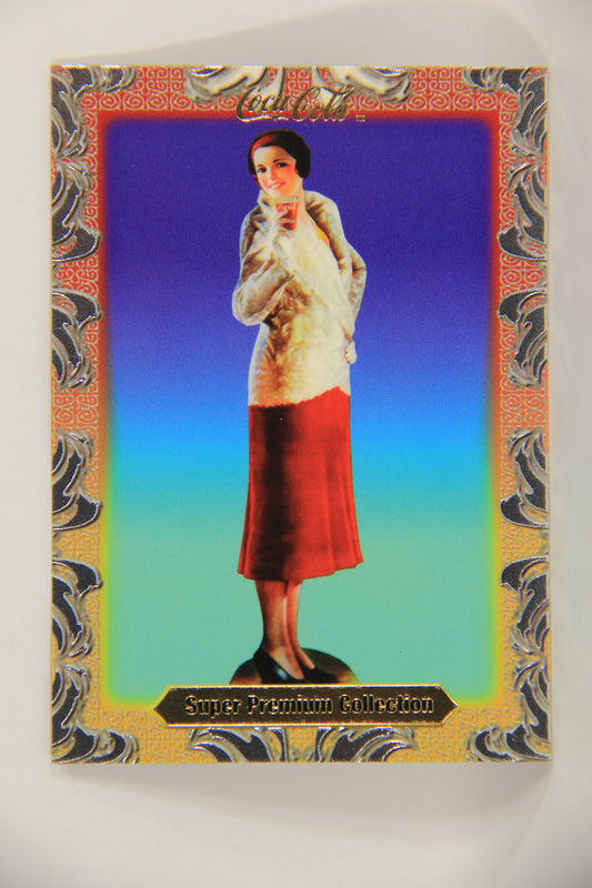Coca-Cola Super Premium 1995 Trading Card #57 Cardboard Cutout 1932 L017807