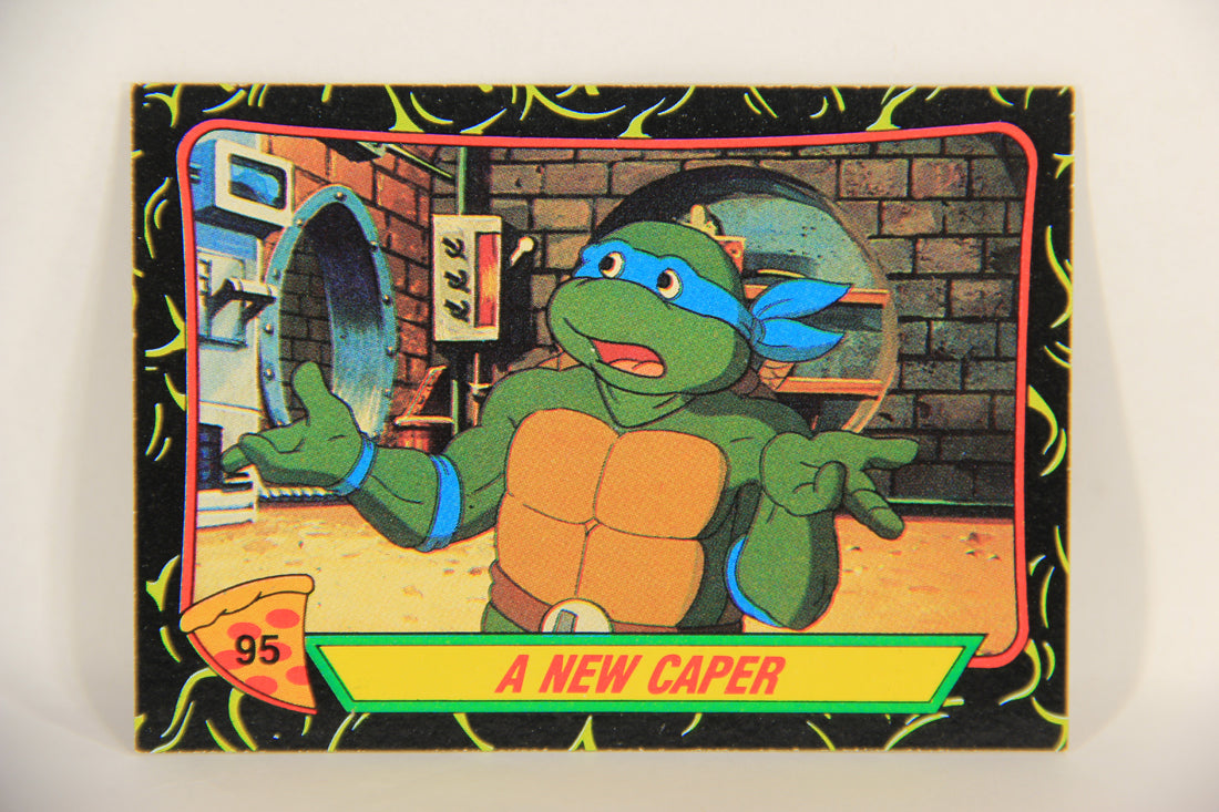 Teenage Mutant Ninja Turtles 2nd Series 1989 Trading Card #95 A New Caper L017817