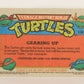 Teenage Mutant Ninja Turtles 2nd Series 1989 Trading Card #132 Gearing Up L017854