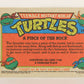 Teenage Mutant Ninja Turtles 2nd Series 1989 Trading Card #143 A Piece Of The Rock L017865