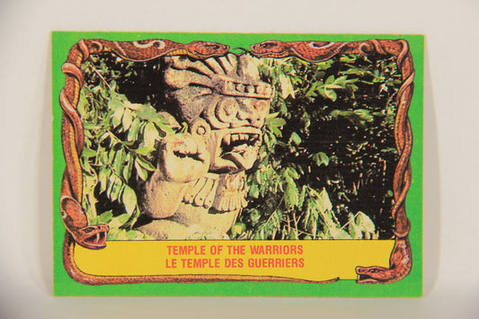 Raiders Of The Lost Ark 1981 Trading Card #7 Temple Of The Warriors FR-ENG OPC L017933