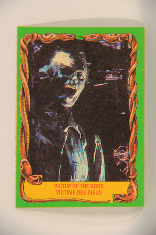 Raiders Of The Lost Ark 1981 Trading Card #8 Victim Of The Gods FR-ENG OPC L017934