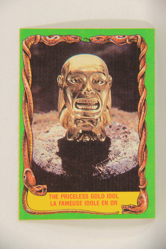 Raiders Of The Lost Ark 1981 Trading Card #9 The Priceless Gold Idol FR-ENG OPC L017935