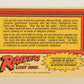 Raiders Of The Lost Ark 1981 Trading Card #18 Outlining The Quest FR-ENG OPC L017944